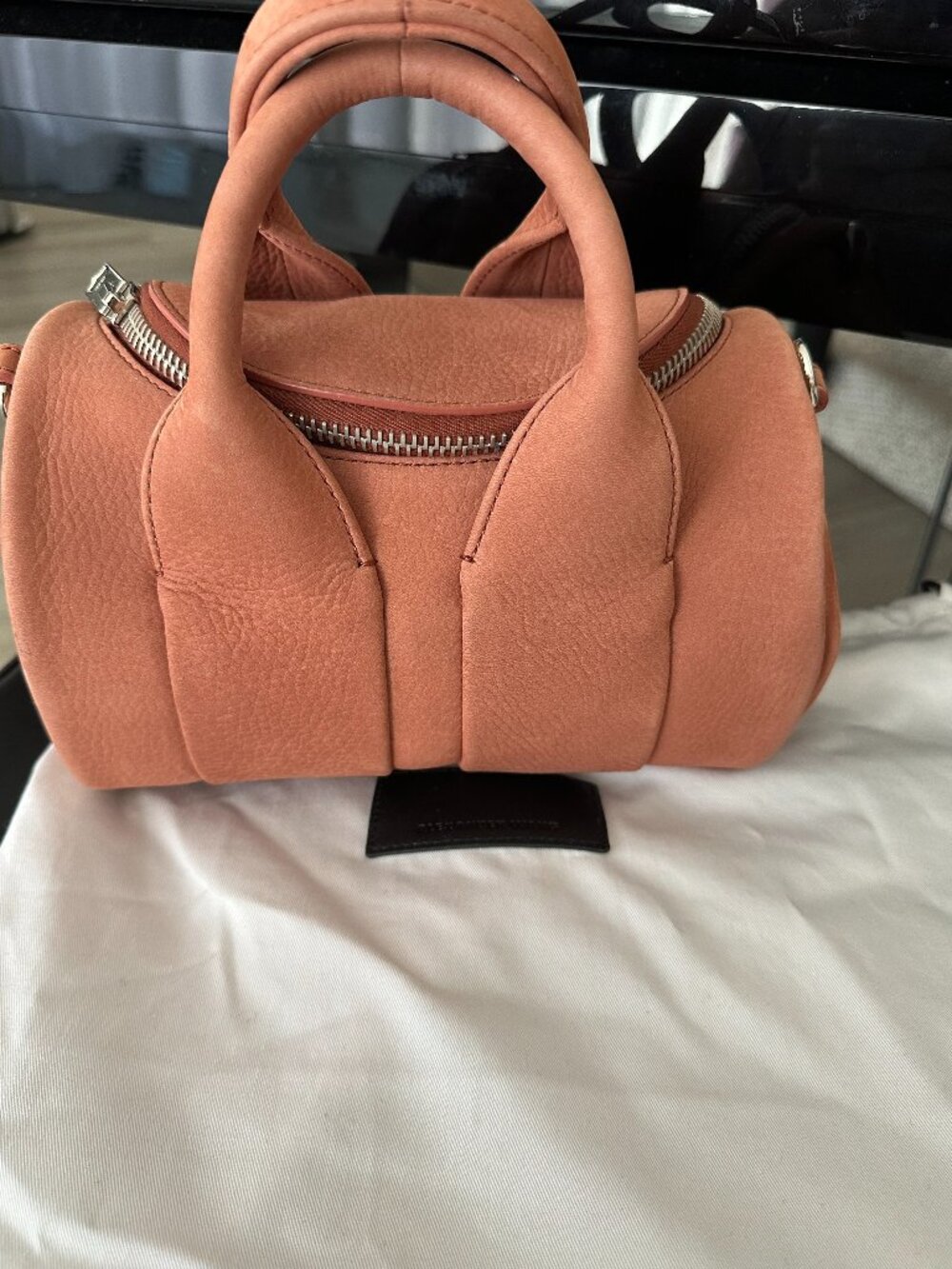 Alexander Wang Rockie Pink Leather Satchel / Crossbody Bag
